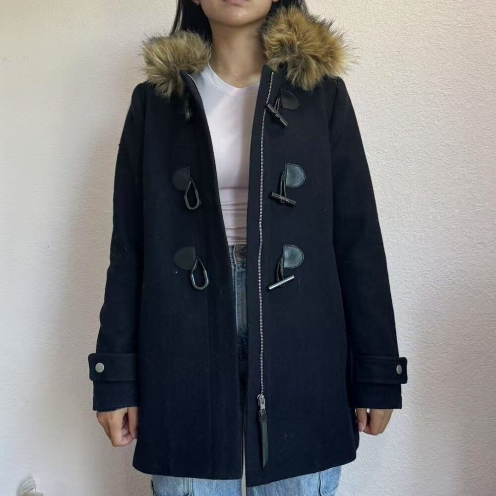 Women’s Superdry Brooklyn Duffle Wool Coat (Size S)